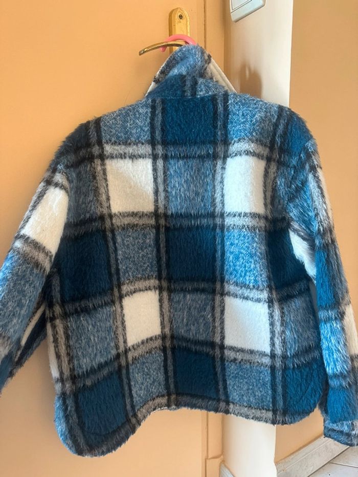 Veste à carreaux femme Zara - photo numéro 6