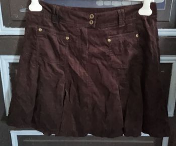 Jupe marron taille 40