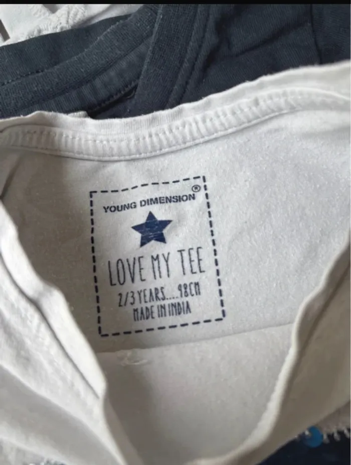 Lot de 3 t shirt - photo numéro 3