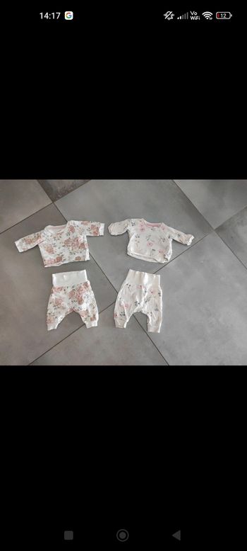 2 ensemble fleuri 1 mois H&M