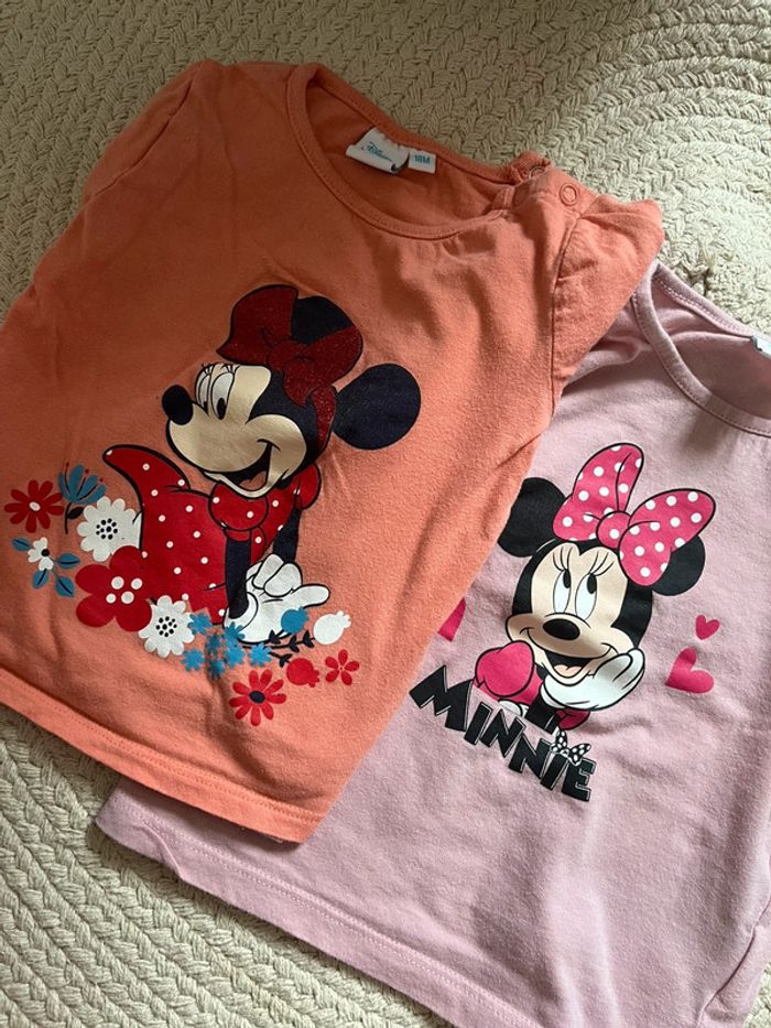 Lot de 2 t shirts manches longues Minnie - photo numéro 5
