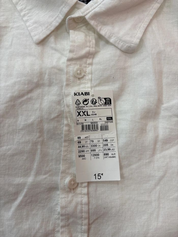 Chemise pour homme kiabi taille XXL - photo numéro 2