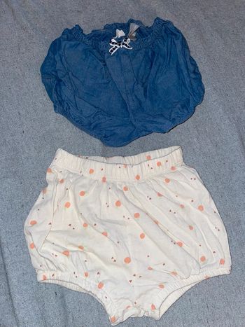 Short bloomer H&M et Kiabi