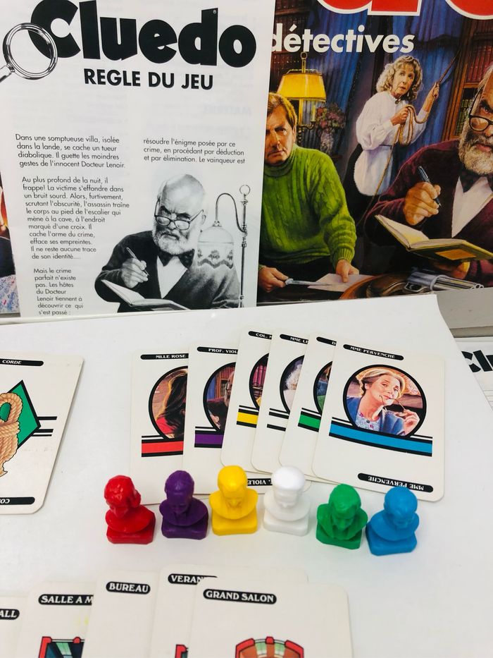 Cluedo le jeu des grands détectives vintage - photo numéro 5