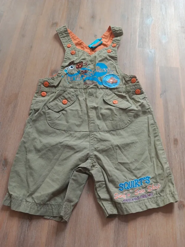Salopette courte bébé Disney Nemo – 12 mois