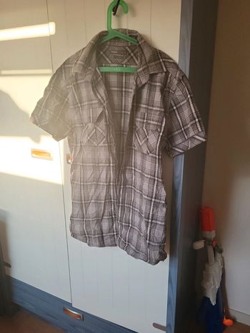 Chemise grise a carreaux Jules
