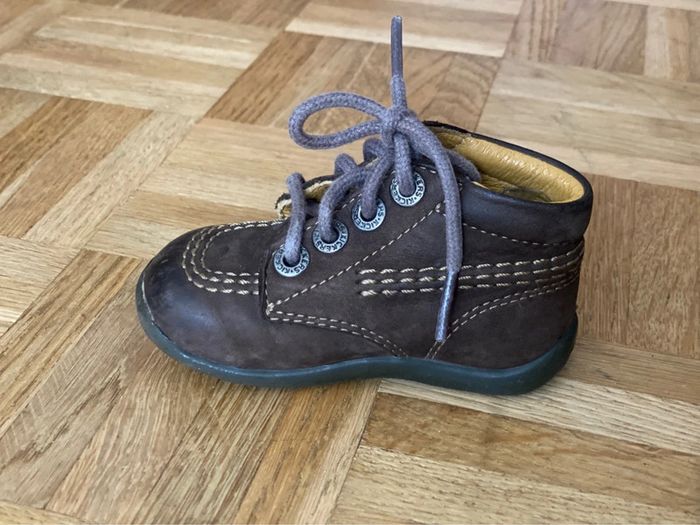 Chaussures 👞 cuir - Kickers - Taille 20 - BE - photo numéro 10