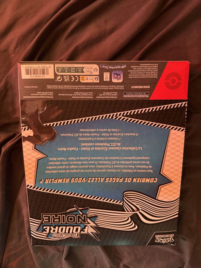 Coffret classeur -10.5 - foudre noir -Pokémon - photo numéro 2