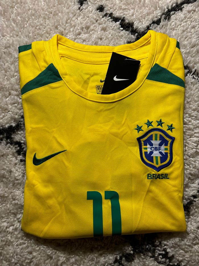 Maillot Ronaldinho Brésil 2002 🇧🇷 - photo numéro 3