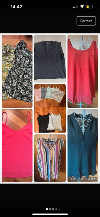 Lot femme t-shirt