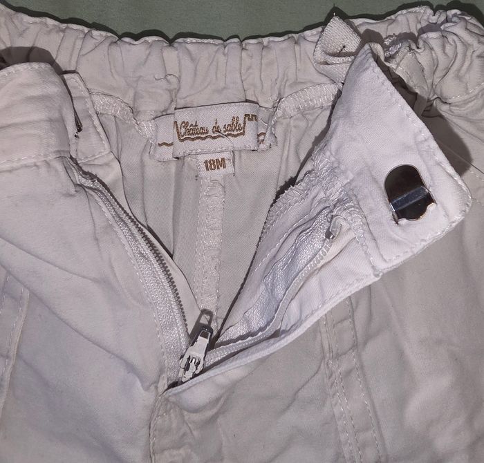 Short blanc #chateaudesable 18 mois - photo numéro 4