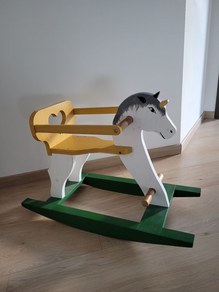 Cheval à bascule en bois - photo numéro 3