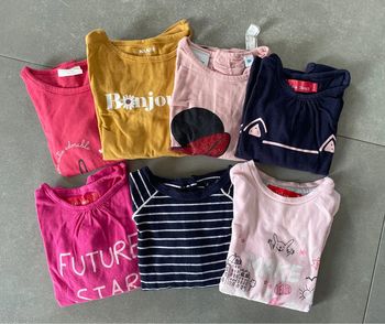 Lot 7 tee-shirt BBF - 9mois