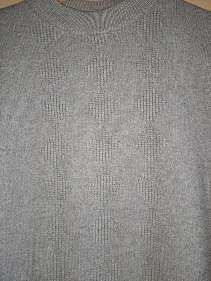 Pull tout doux chaud femme Ren moda gris XL/XXL comme neuf - photo numéro 3