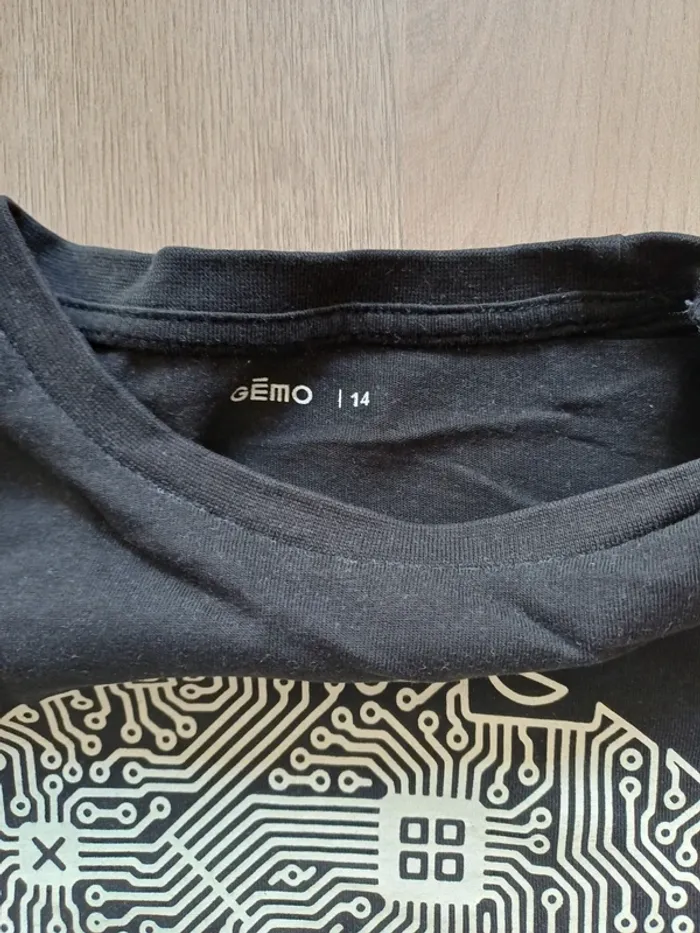 T-shirt tête de mort gémo - photo numéro 3