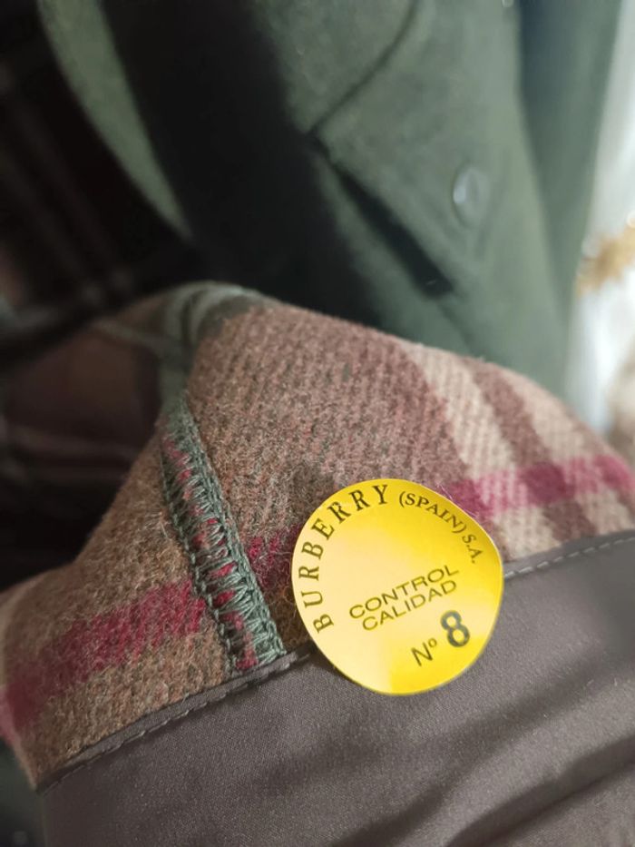 Burberry | Surchemise veste vert foncé | t. 46 - photo numéro 6