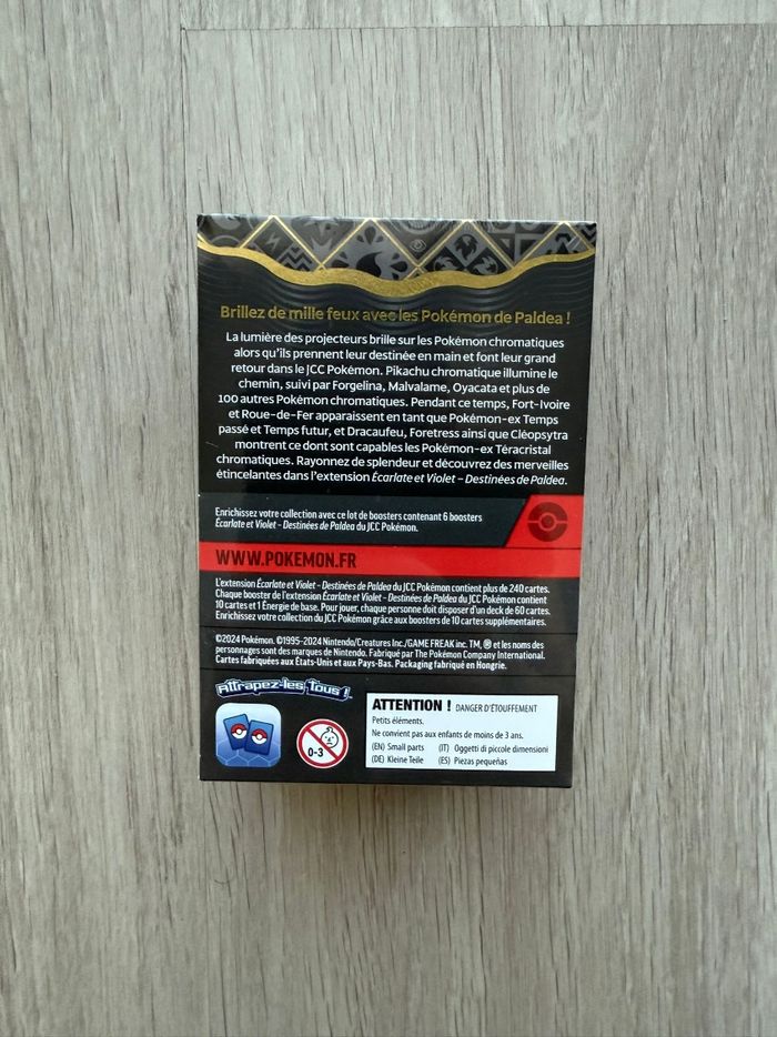 Bundle Pokémon Destinées de Paldea EV4.5 - photo numéro 2