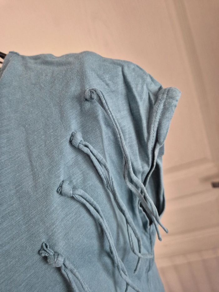 Tee-shirt a frange pur coton 🌸 - photo numéro 4