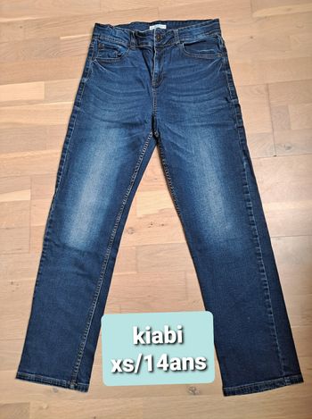 Jean kiabi xs 14ans relaxed fit neuf