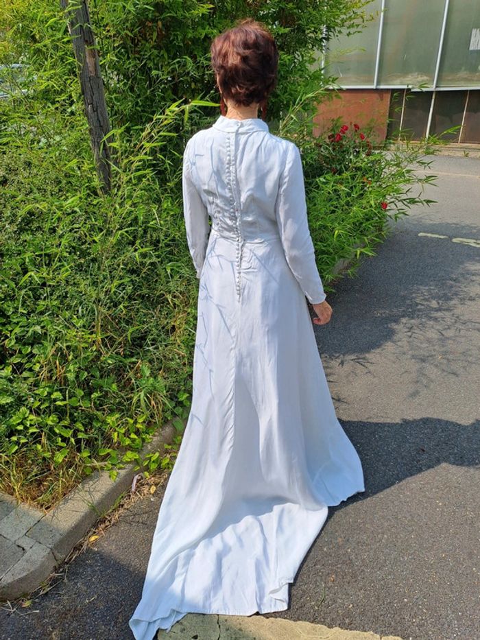 Robe mariée vintage simple - photo numéro 3