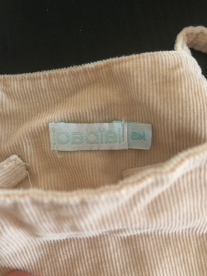 Jolie Robe velours fille 6 mois - photo numéro 3