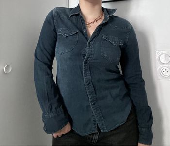 Chemise en jean Ralph Lauren – Taille S - Bleu denim - vintage