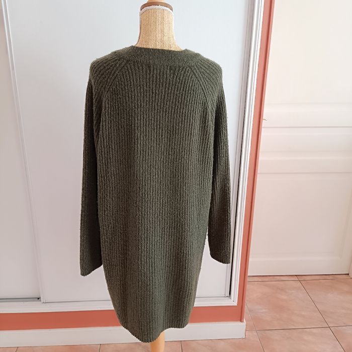 Primark robe vert kaki en laine - photo numéro 3