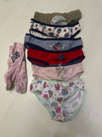 Lot 6 culottes 2-3 ans