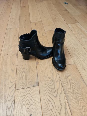 Boots cuir 36