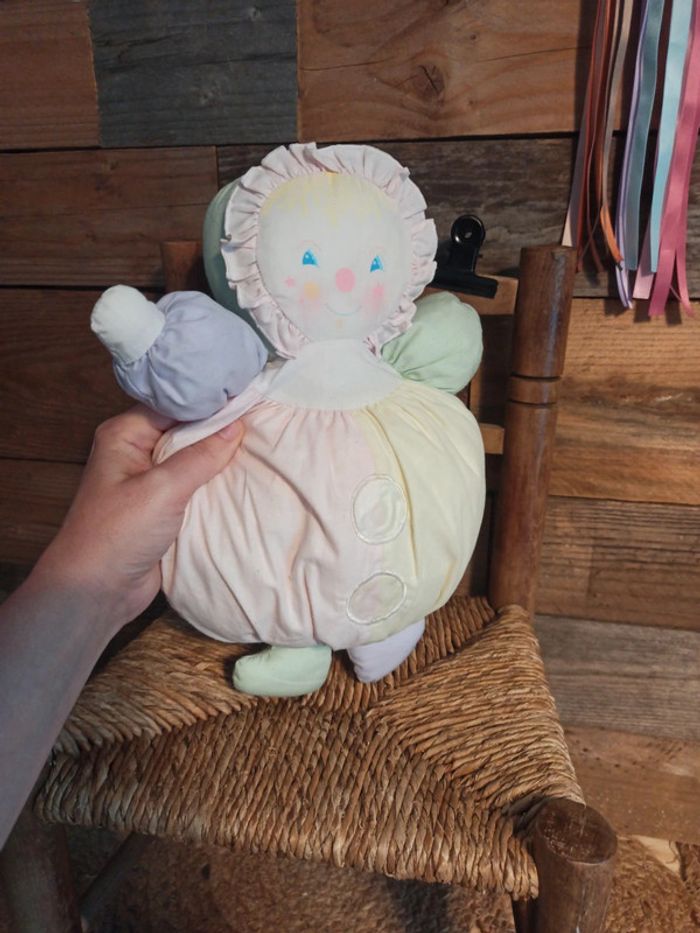 Peluche poupée chiffon Mundia vintage - photo numéro 8