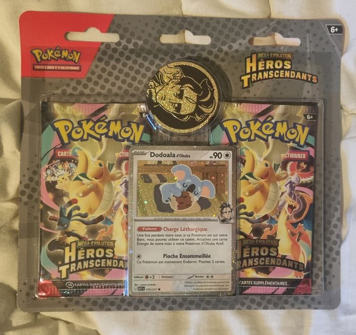 Pack 2 boosters Collection Méga-Évolution – Héros Transcendants (Duopack ME02.5) Dodoala d'Okuba