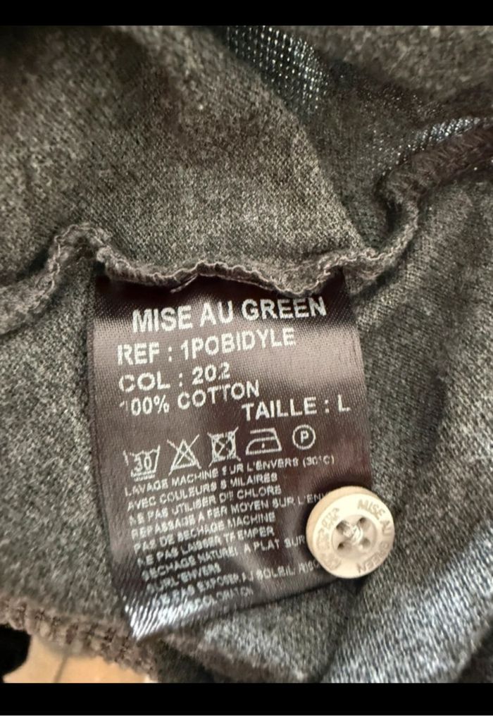 Polo Mise au Green rayé L - photo numéro 6
