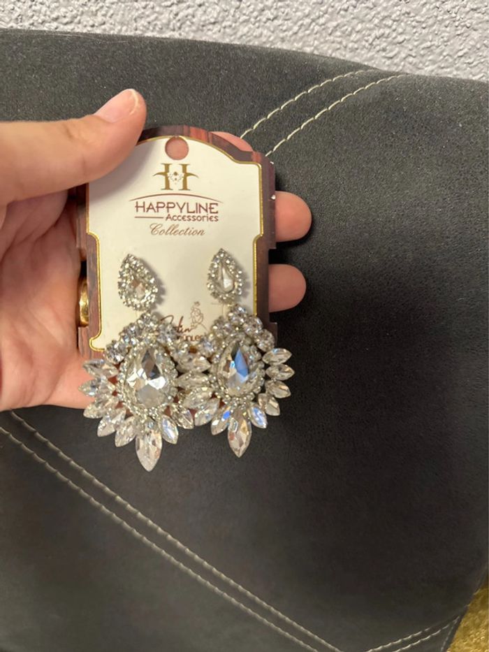 Boucle d’oreille mariage soirée