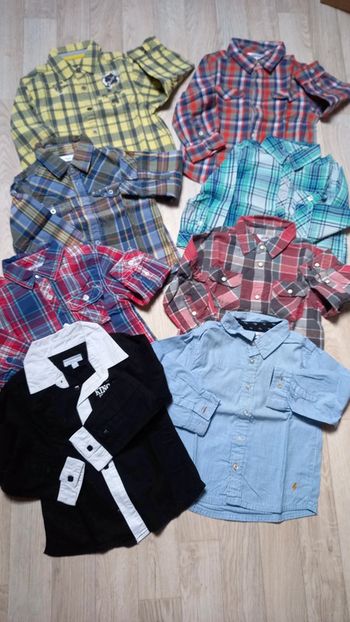 Lot de 8 chemises