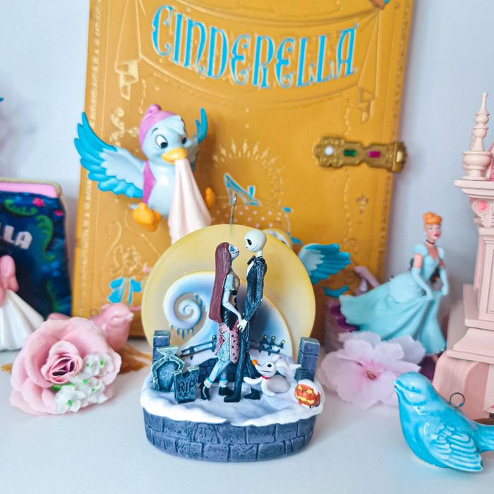 Ornement disney l'étrange Noël de monsieur Jack et sally halloween sketchbook décoration de Noël