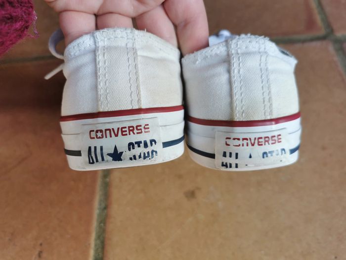Converses baskets basses en tissu pointure 36,5 - photo numéro 7