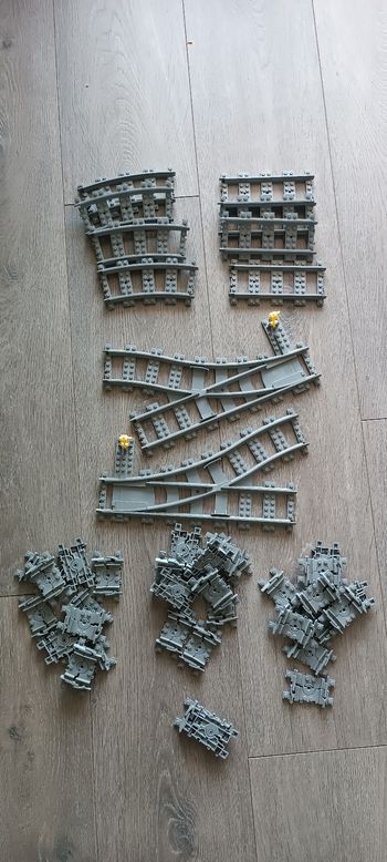 Lot rail pour train lego