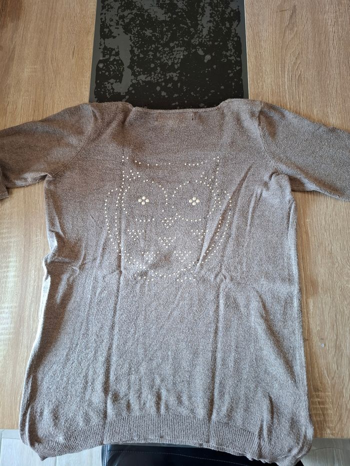 Pull  fin gris - photo numéro 2