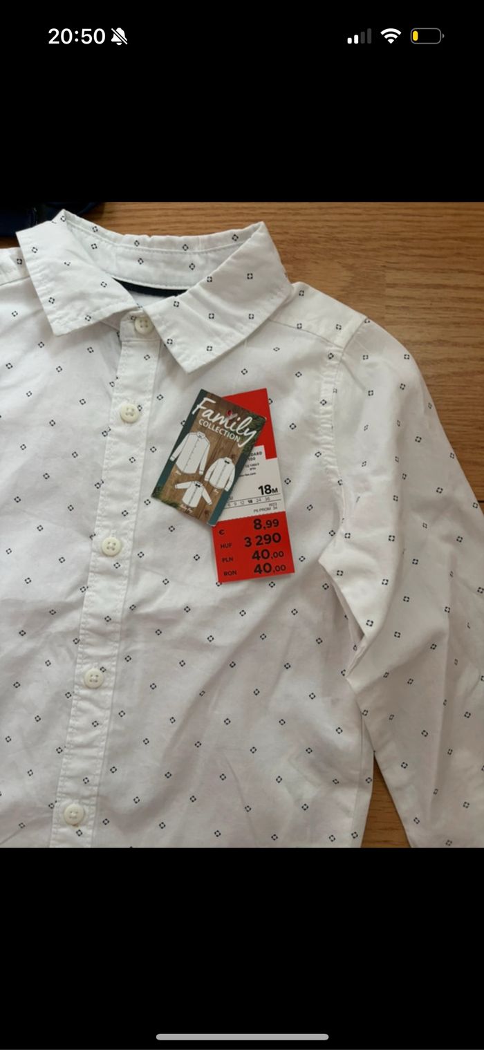 Chemise + noeuf papillons - photo numéro 2