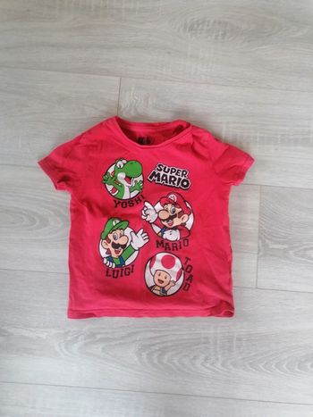T-shirt super Mario taille 3-4 ans