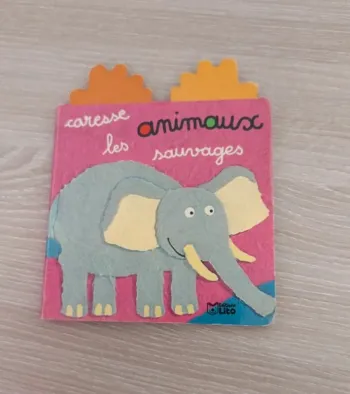Livres enfant caresse les animaux