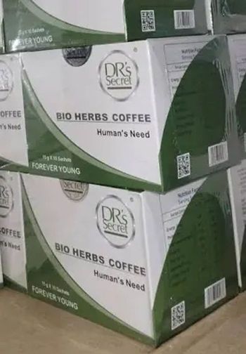 AUTHENTIQUE CAFÉ BIO DOCTEUR SECRET 3  BOITES DE 10 SACHETS 