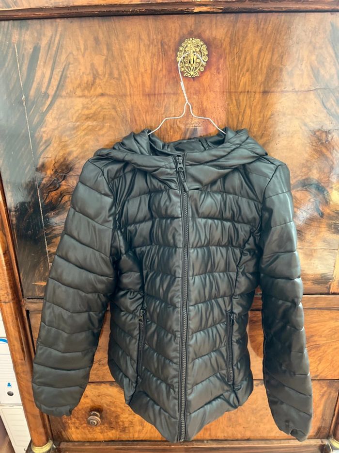 Manteau doudoune simili cuir S Jennyfer