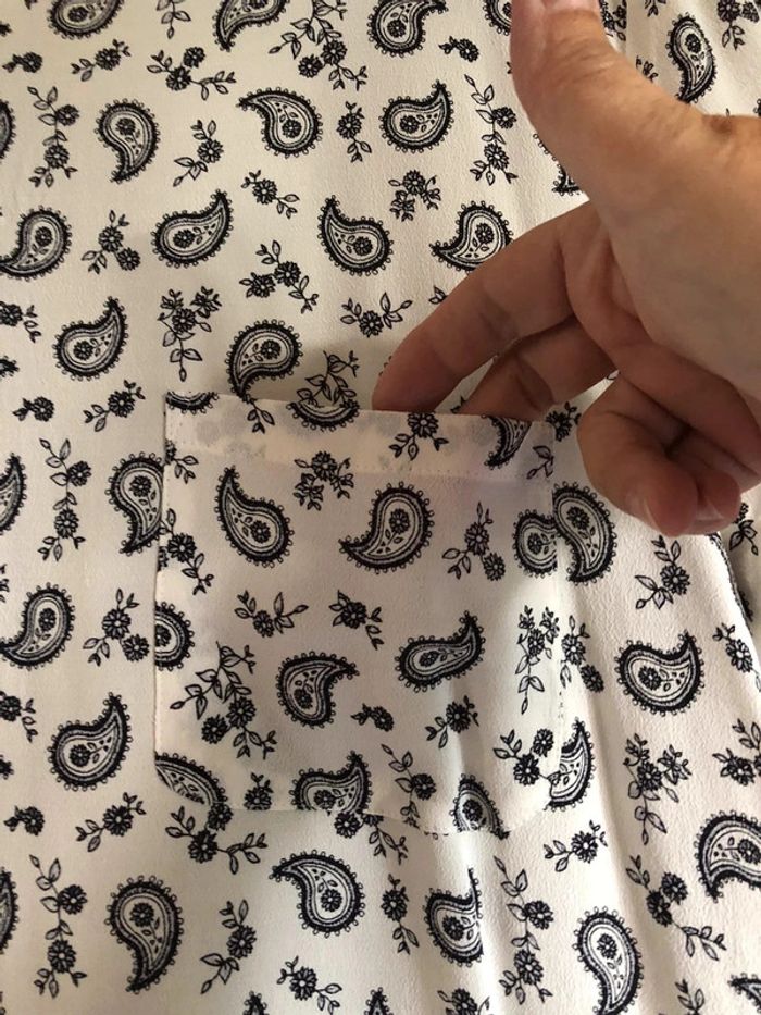 Blouse manches courtes 40  H&M - photo numéro 2