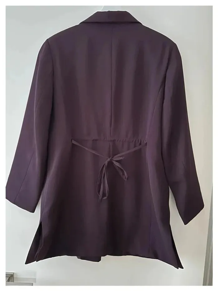 Blazer femme mauve en très bon état, taille 44 - photo numéro 6