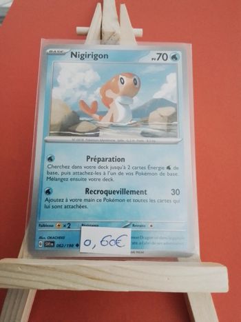 Carte Pokémon Nigirigon 62/198