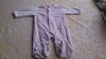 Pyjama velours 1 mois