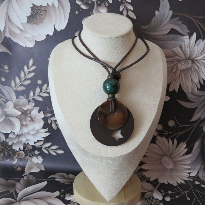 ✨ Superbe collier artisanal bohème – pièce unique ! ✨