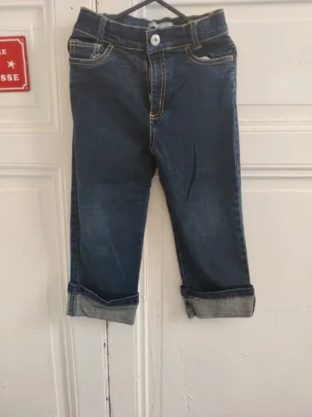 Jean ourlet 3 suisses ajustable a la taille taille 94