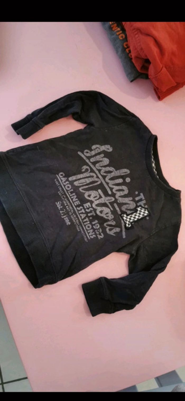 Lot tape à l'œil 2 ans sweat pull haut - photo numéro 5
